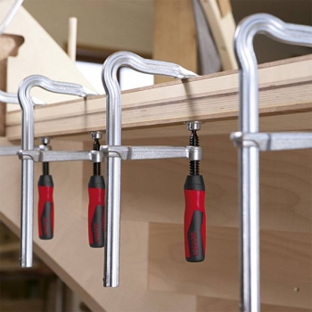 Bessey GM60Z-2K OMEGA-Bogen Ganzstahlzwinge im Holzbau